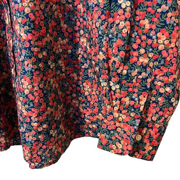 Avoca Collection Vintage Irish County of Wicklow Floral Button-Down Top - Sz 14 - Picture 3 of 10